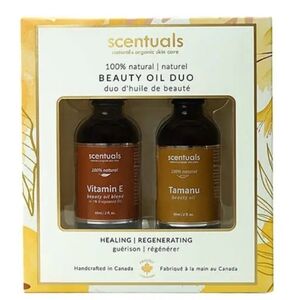 🆕️SCENTUALS Healing/Regenerating BEAUTY OIL DUO- full size